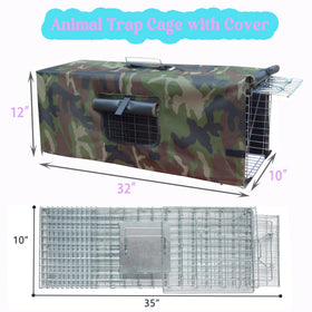 Deblue packaging includes cover and cage for versatile trapping setups.