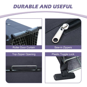Deblue trap dimensions are 32 by 10 by 12 inches.