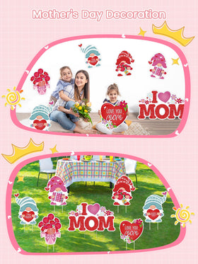 DECEED flowers yard sign adds color to garden party décor