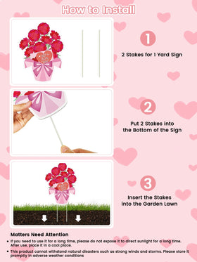 DECEED yard sign stakes provide sturdy, weather-ready support for displays