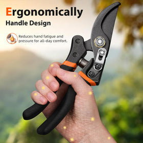 Titanium coated blades resist sap on Decerk tools