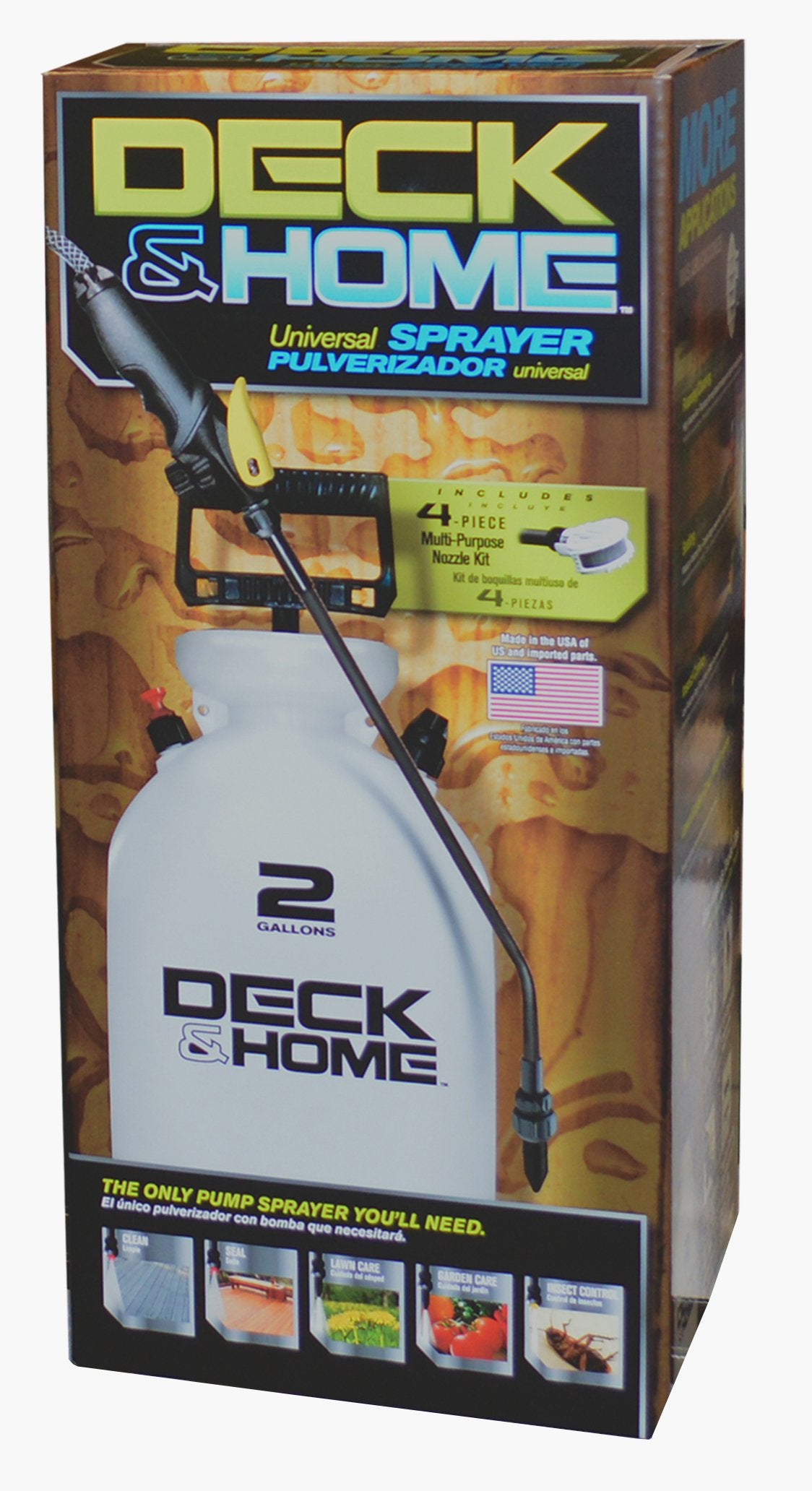 Deck & Home 190399 nozzles collection for versatile spraying on decks and plants.