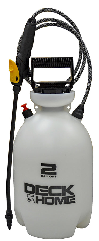 Deck & Home 190399 universal sprayer pump with Viton seals for chemical resistance.