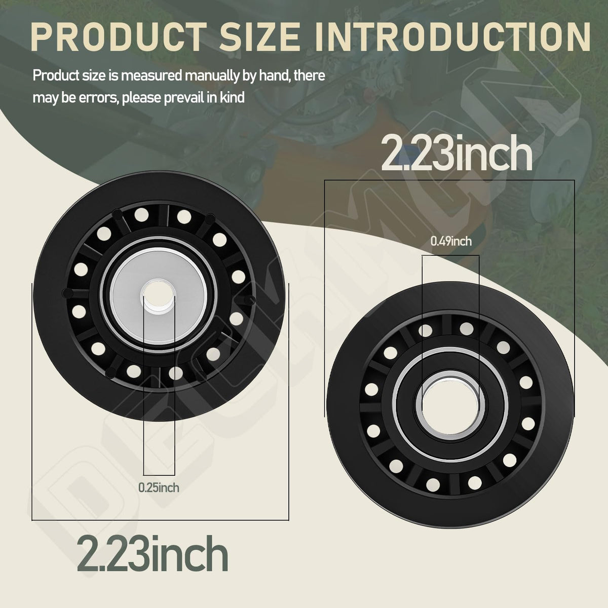 DECKMAN 587969201 pulley offers reliable tension and alignment for consistent performance.