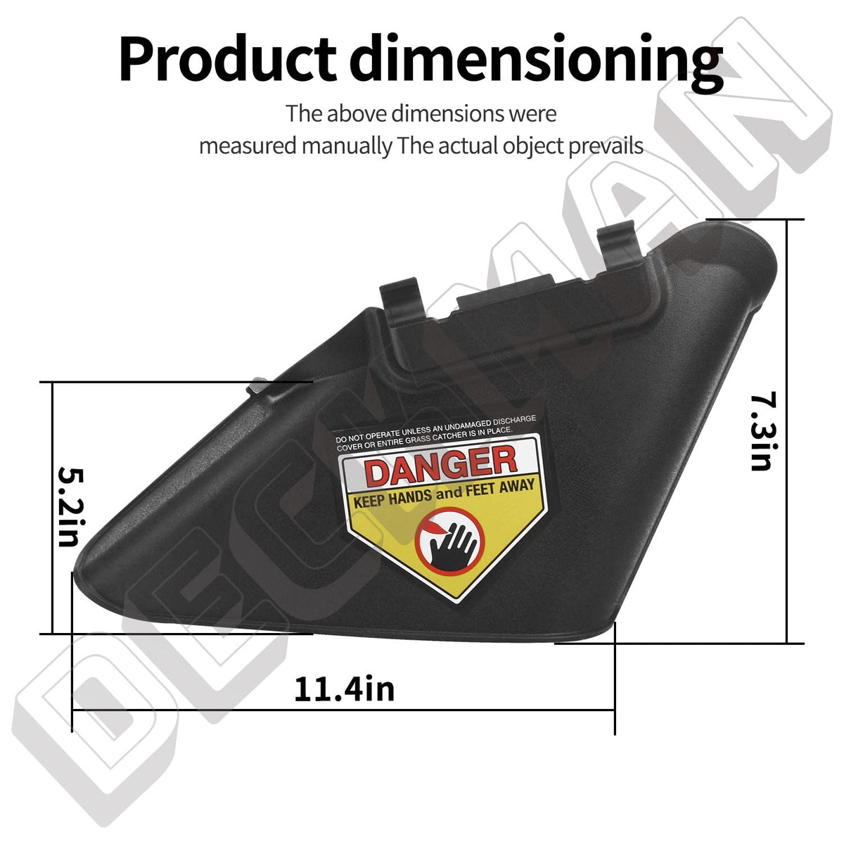 DECKMAN compatibility chart for 21-inch mowers across major brands