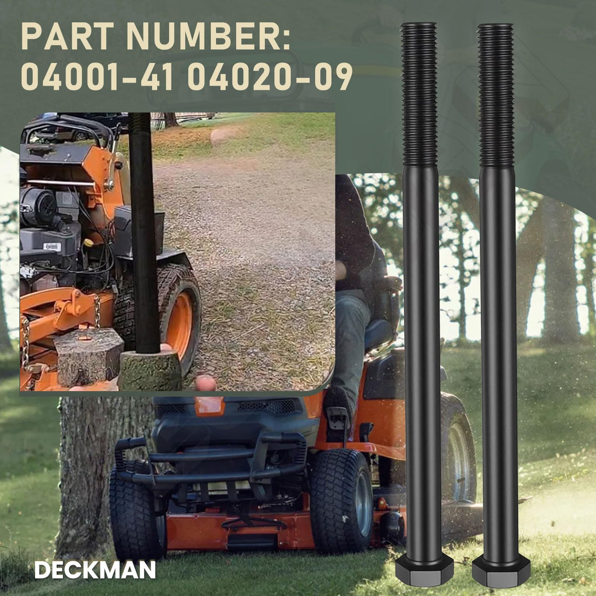 DECKMAN compatible Scag midsize models provide versatile replacement