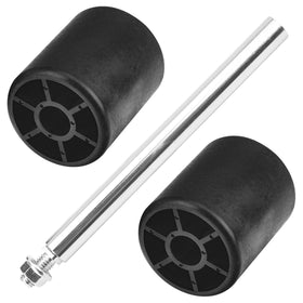 DECKMAN deck roller shaft-rod-set provides durable support for compatible John Deere mowers