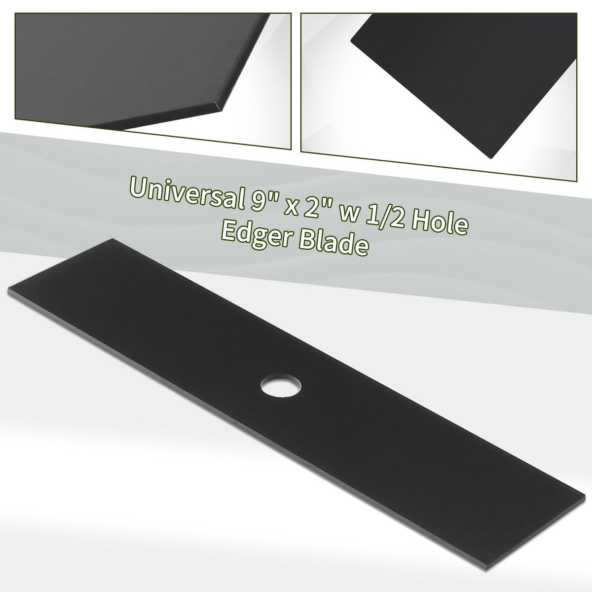 Deckman easy-install edger blade, fits 9x2 standard for McLane machines.