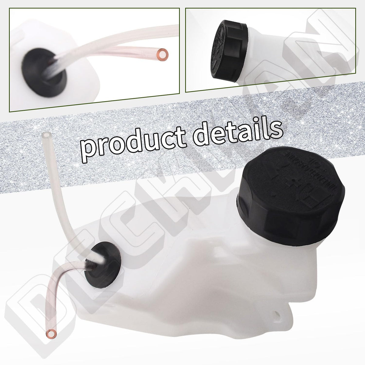 Deckman fuel tank for Ryobi RY4CPH with durable fuel supply during trimming