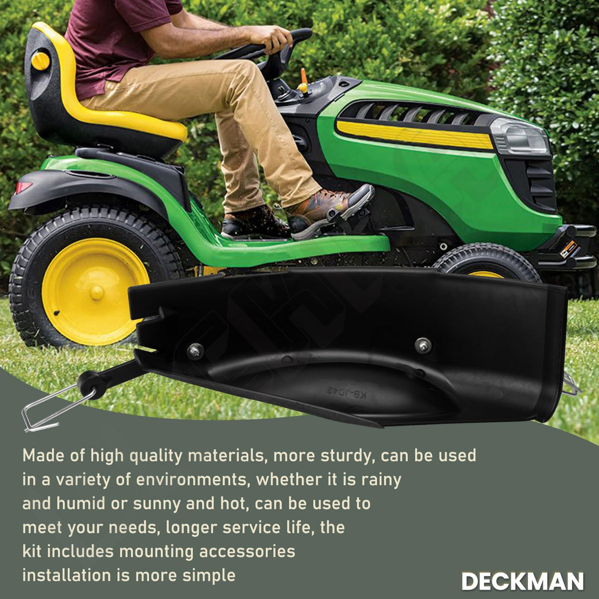 DECKMAN GY00115 suitable for 42 inch John Deere decks and Sabre variants