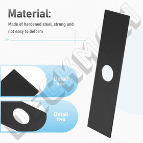 DECKMAN heat-treated blade maintains sharp edge during use