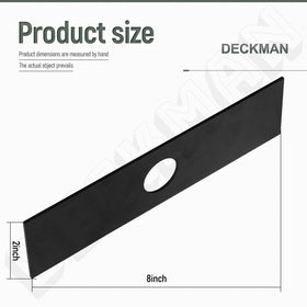 DECKMAN edger blades ideal for home or professional landscaping