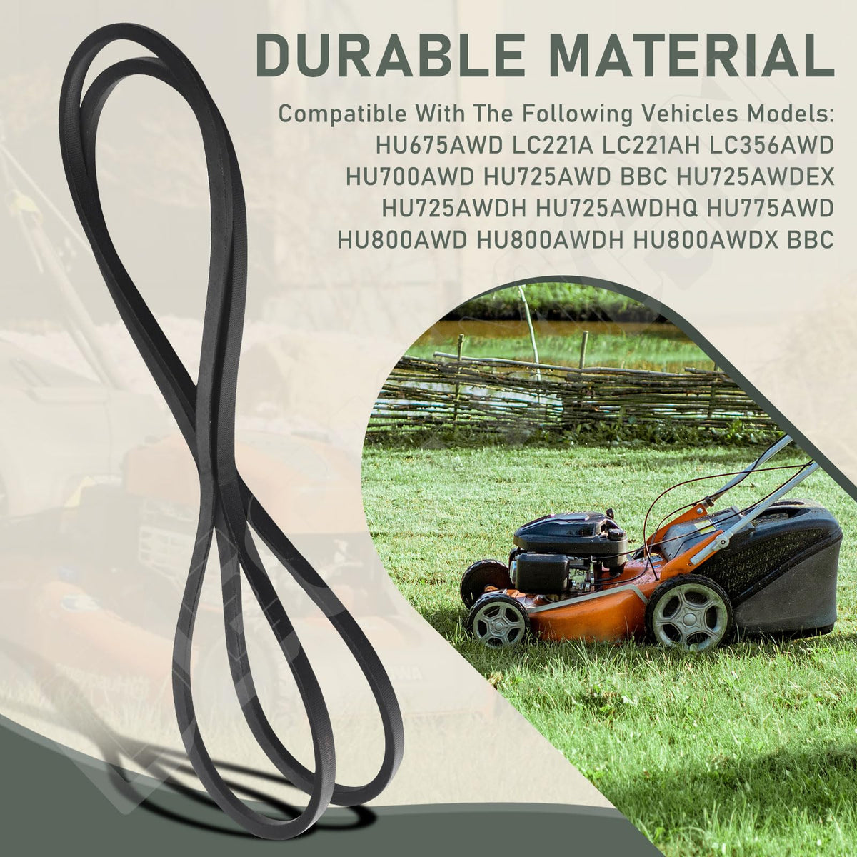 DECKMAN AWD model compatibility reference helps confirm fit with Husqvarna models.