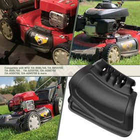 Mulching plug with fixing screws included for easy installation.