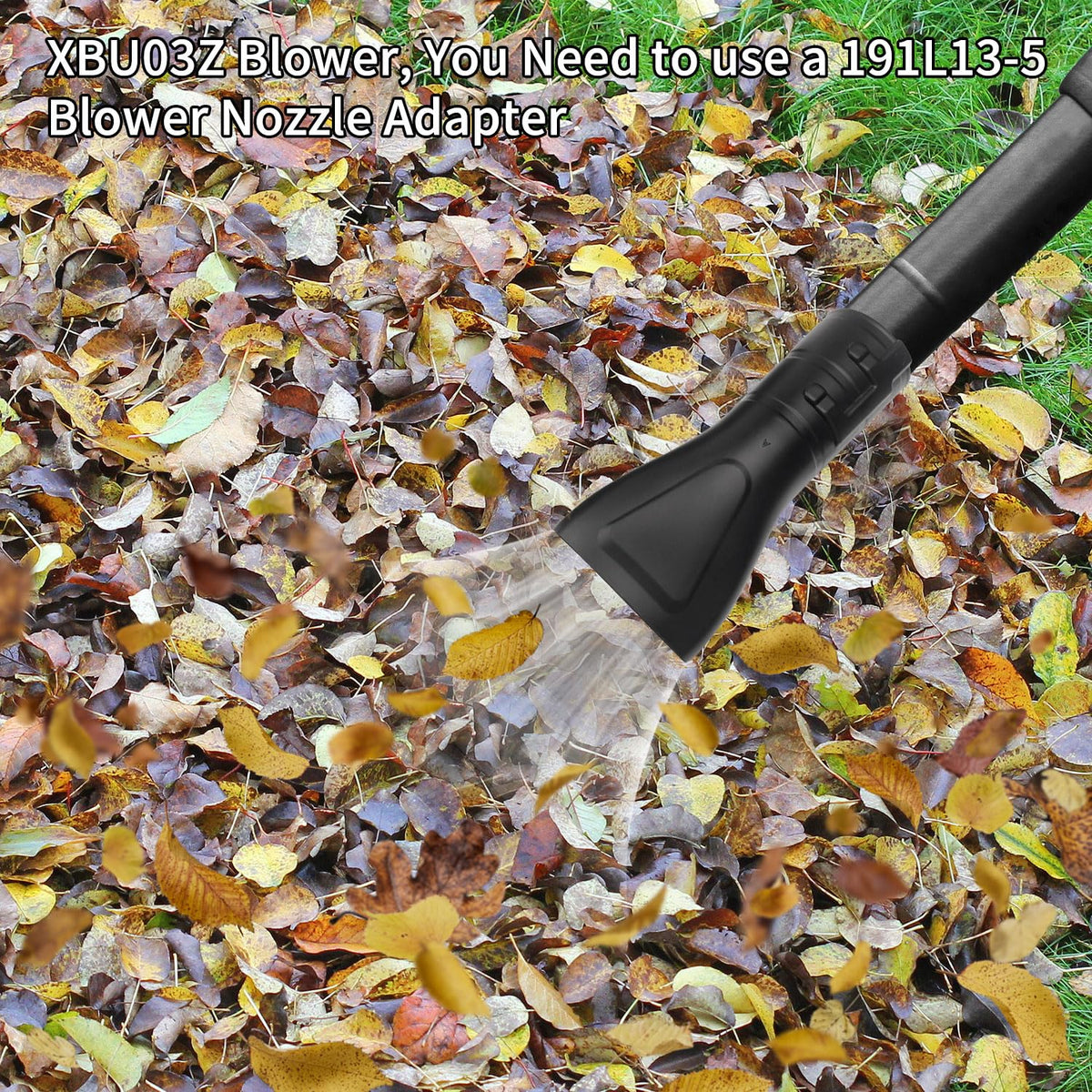 Using DECKMAN kit to clear wet leaves and dense debris