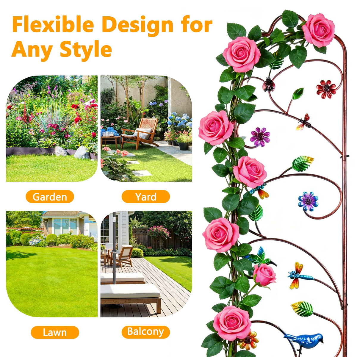 DECLUTTR suitable for patios, balconies, and indoor greenery displays