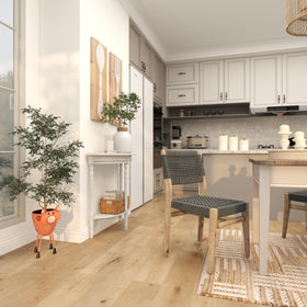 Deco 79 matte pink finish complements eclectic interiors.