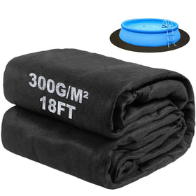 DecoForU 18ft round pool liner pad underlay for puncture resistance and even protection.