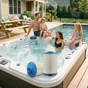 DecoHongDi spa filter helps keep water bright and clear