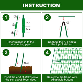 DECOHS A size clips and plant clips guide vines