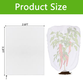 DECOHS drawstring shade cover secured on a tree for reliable protection
