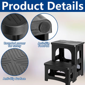 DECOHS folding hot tub ladder enables quick setup and stable access