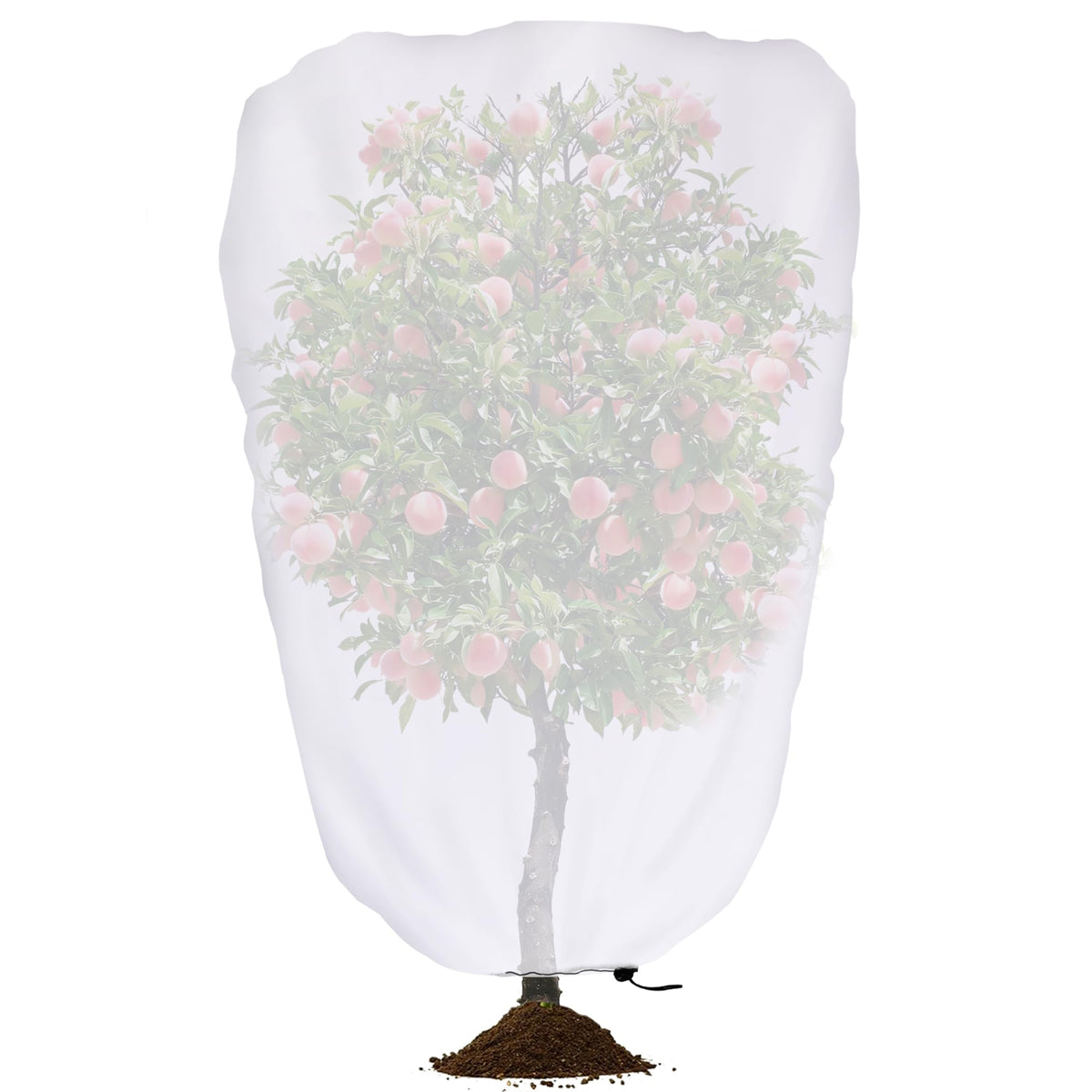 DECOHS garden shade cover on a tree diffuses sunlight for even growth