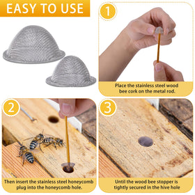 DECOHS metal rod for plugs helps easy patch installation