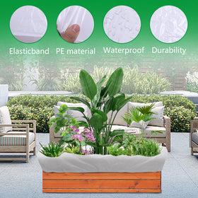 DECOHS planter box cover demonstrates moisture retention for healthy plants