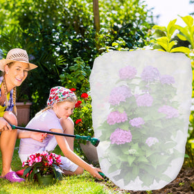 DECOHS outdoor garden shade cover used in a garden bed