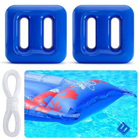 DECOHS pool anchor closeup shows sturdy 150g weight for stable floats.