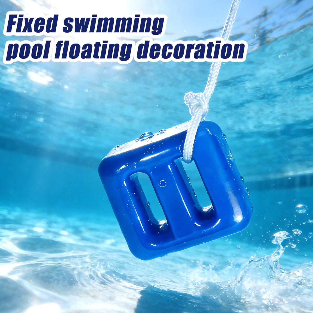 DECOHS pool anchor rope 16.4 ft for easy securing of fountains