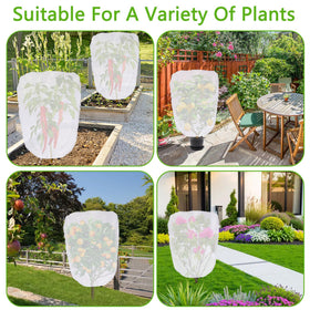 DECOHS shade cover protecting fruit trees during hot afternoons
