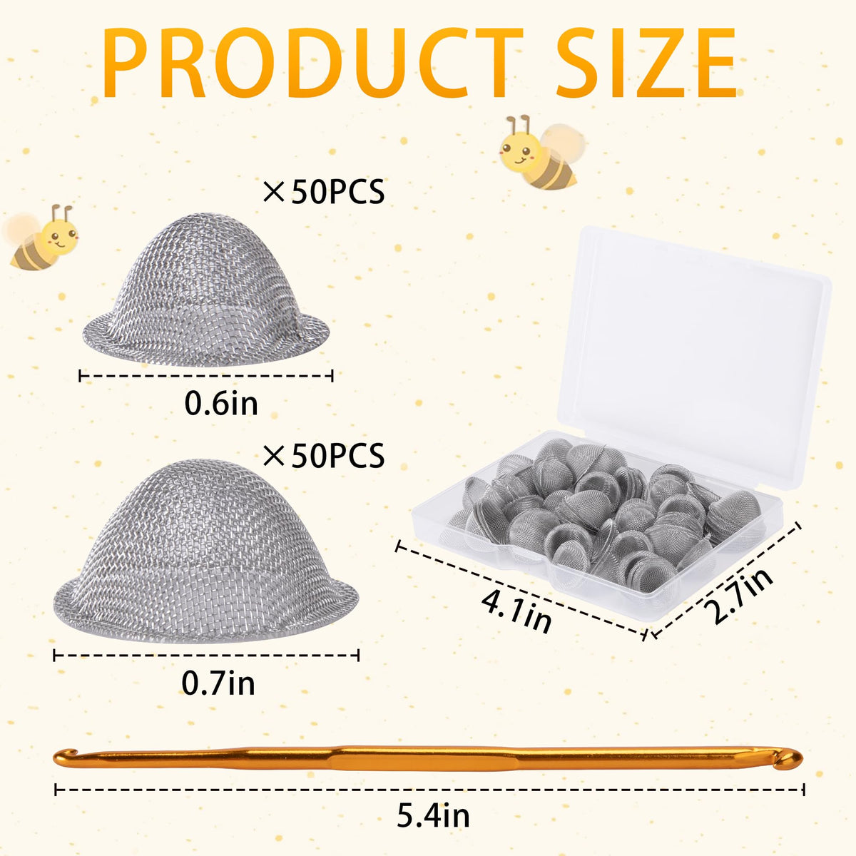 DECOHS stainless steel bee plug 0.6 inch fits carpenter bee holes precisely