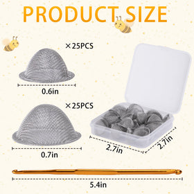 DECOHS 0.6‑inch stainless steel carpenter bee plug for tight holes.