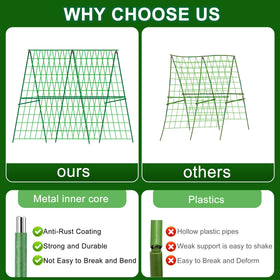 DECOHS steel-core stakes provide durable outdoor support