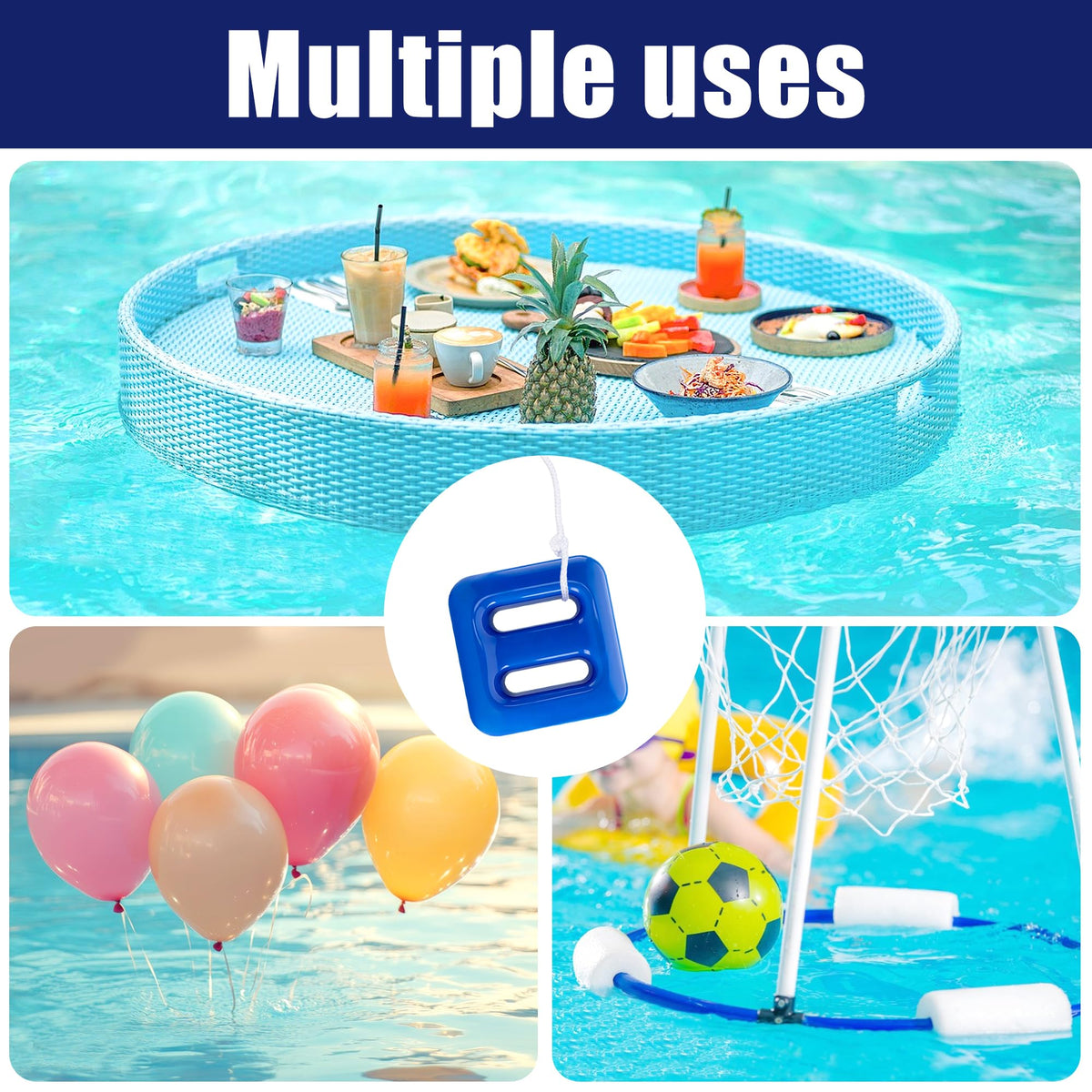 DECOHS anchor weight for swim area helps maintain organized play space