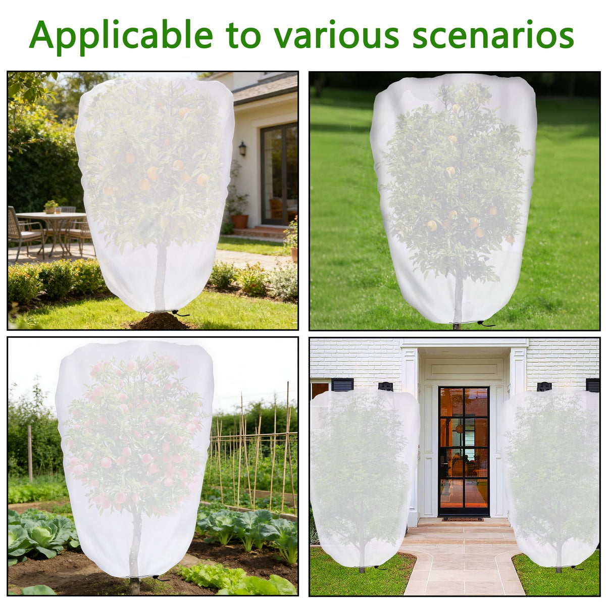 DECOHS yard garden sun protection shade setup in a yard