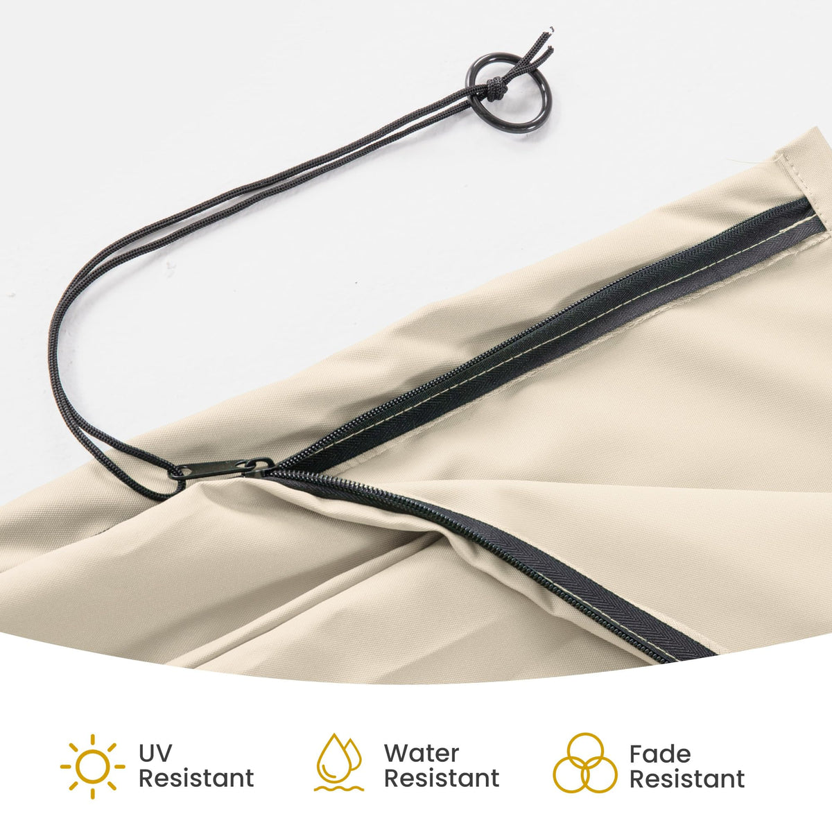 Deconk five-fold rod stores compactly for quick tidy-up