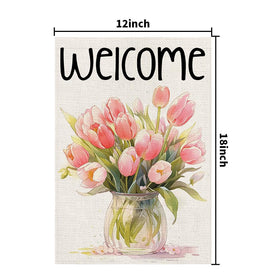 Decorhua compact 12x18 flag ideal for small outdoor spaces.