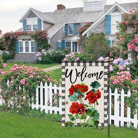 Decorhua seasonal floral bee design accents outdoor spaces