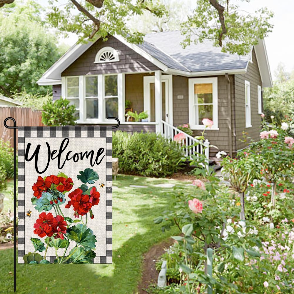 Decorhua small yard flag fits standard flag stand