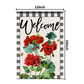Decorhua 12x18 inch flag suitable for decks and porches