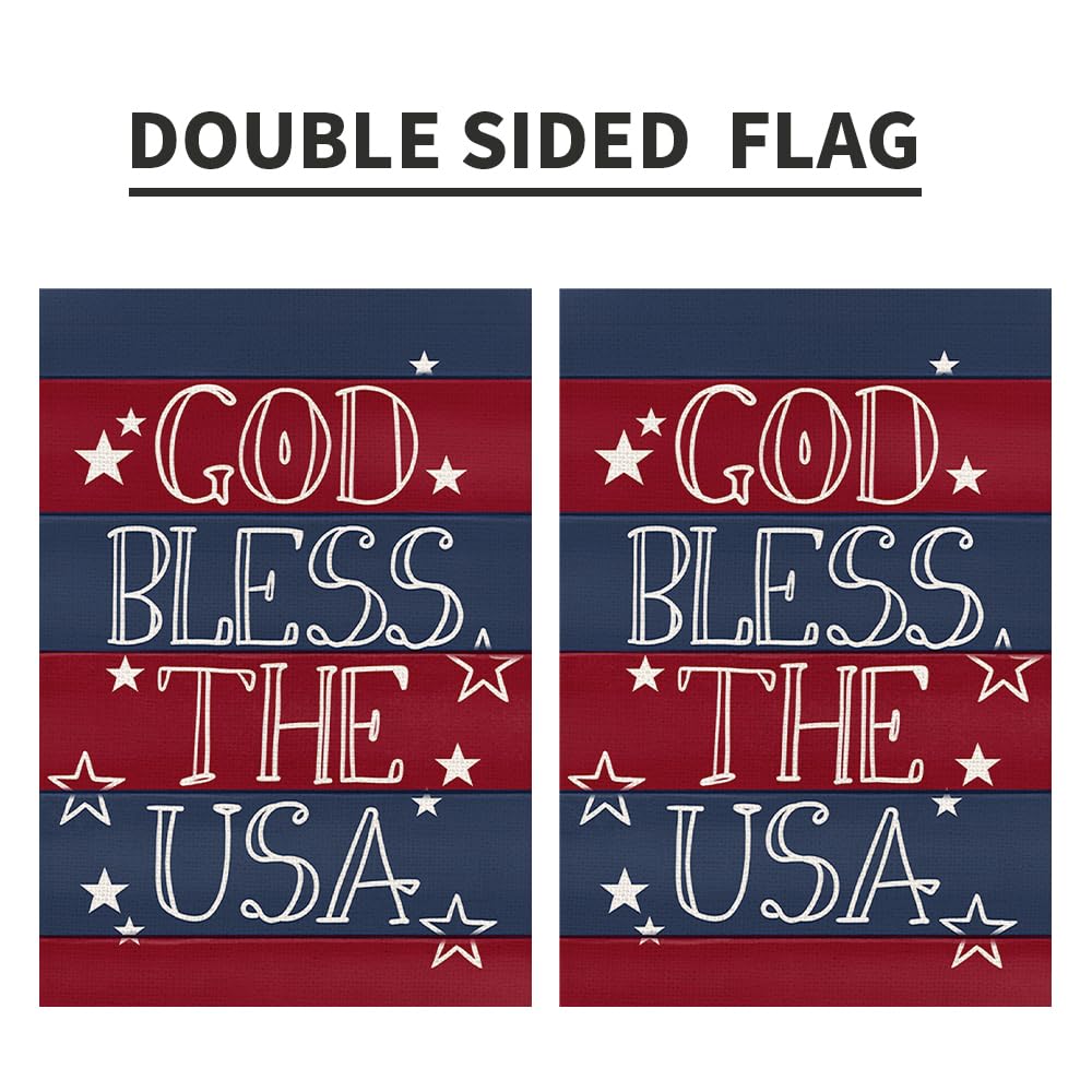 Decorhua outdoor porch flag fits standard stands with sleeve.