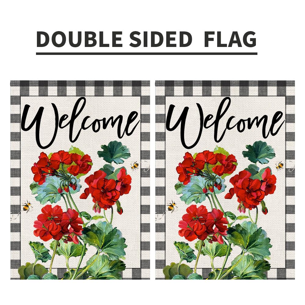 Decorhua spring-summer flag adds cheerful curb appeal to garden