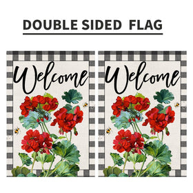 Decorhua spring-summer flag adds cheerful curb appeal to garden