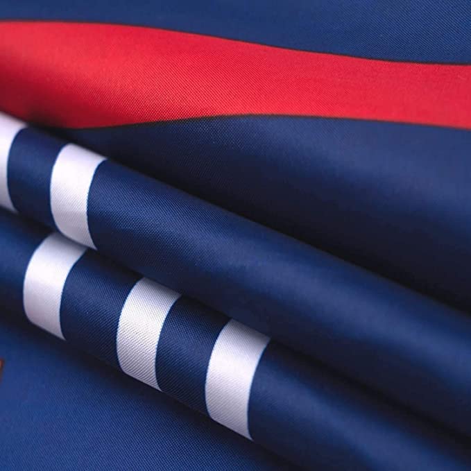 DecrPlus durable party flag suitable for classrooms, shops, and events.