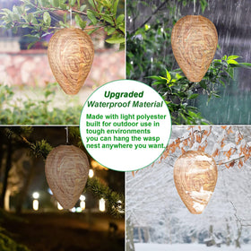 DECYOOL easy-to-hang wasp nest decoy for quick setup