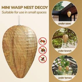 DECYOOL hang on eaves, decks, or trees to fit various outdoor spaces.
