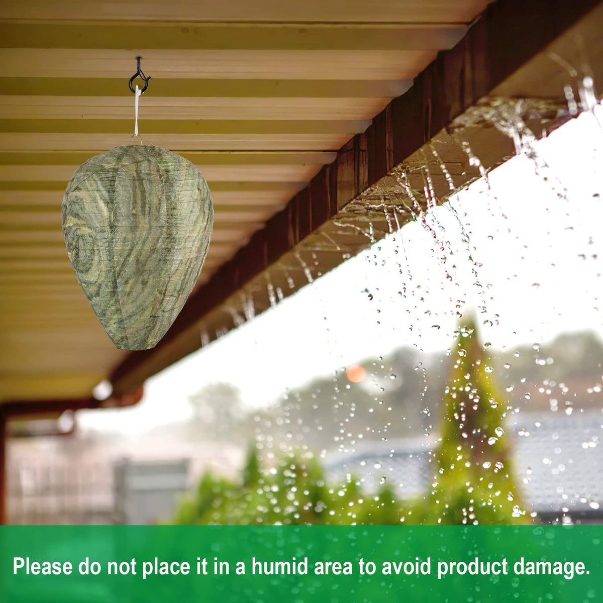 DECYOOL durable paper construction withstands outdoor use.